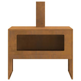 Focolare Marrone 80 x 50 x 96 cm Acciaio