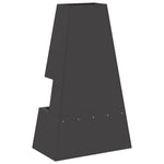 Focolare Nero 60 x 35 x 100 cm Acciaio laminato a freddo