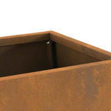 Focolare Marrone 60 x 35 x 100 cm acciaio corten