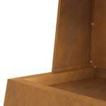 Focolare Marrone 60 x 35 x 100 cm acciaio corten