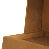 Focolare Marrone 60 x 35 x 100 cm acciaio corten