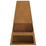 Focolare Marrone 60 x 35 x 100 cm acciaio corten
