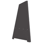 Focolare Nero 50 x 50 x 95 cm Acciaio laminato a freddo