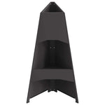 Focolare Nero 50 x 50 x 95 cm Acciaio laminato a freddo