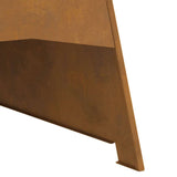 Focolare Marrone 50 x 50 x 95 cm acciaio corten