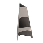 Focolare Marrone 50 x 50 x 95 cm acciaio corten