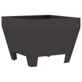Focolare Nero 50 x 50 x 38 cm Acciaio laminato a freddo