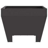 Focolare Nero 50 x 50 x 38 cm Acciaio laminato a freddo