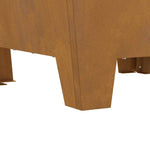 Focolare Marrone 50 x 50 x 38 cm acciaio corten