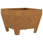 Focolare Marrone 50 x 50 x 38 cm acciaio corten