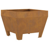 Focolare Marrone 50 x 50 x 38 cm acciaio corten