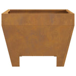 Focolare Marrone 50 x 50 x 38 cm acciaio corten