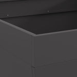 Focolare Nero 80 x 80 x 43 cm Acciaio laminato a freddo