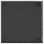 Focolare Nero 80 x 80 x 43 cm Acciaio laminato a freddo