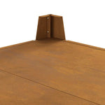 Focolare Marrone 80 x 80 x 43 cm acciaio corten