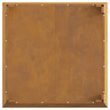 Focolare Marrone 80 x 80 x 43 cm acciaio corten