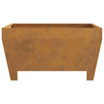 Focolare Marrone 80 x 80 x 43 cm acciaio corten