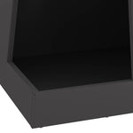 Focolare Nero 35 x 35 x 100 cm Acciaio laminato a freddo