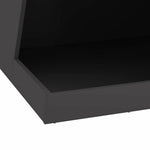 Focolare Nero 50 x 50 x 100 cm Acciaio laminato a freddo