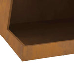 Focolare Marrone 50 x 50 x 100 cm acciaio corten