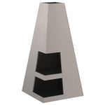 Focolare Marrone 50 x 50 x 100 cm acciaio corten