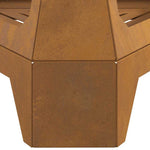 Focolare Marrone 50 x 43 x 52 cm acciaio corten