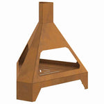 Focolare Marrone 50 x 43 x 52 cm acciaio corten