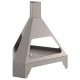 Focolare Marrone 50 x 43 x 52 cm acciaio corten
