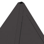Focolare Nero 50 x 50 x 51 cm Acciaio laminato a freddo