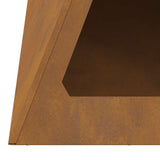Focolare Marrone 50 x 50 x 51 cm acciaio corten