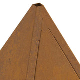 Focolare Marrone 50 x 50 x 51 cm acciaio corten