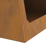 Focolare Marrone 50 x 50 x 51 cm acciaio corten