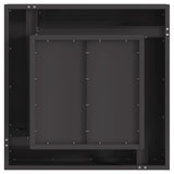 Focolare Nero 60 x 60 x 30 cm Acciaio