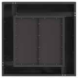 Focolare Nero 60 x 60 x 30 cm Acciaio