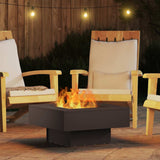 Focolare Nero 60 x 60 x 30 cm Acciaio