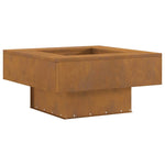Focolare Marrone 60 x 60 x 30 cm acciaio corten