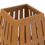 Focolare Marrone 50 x 50 x 70 cm acciaio corten