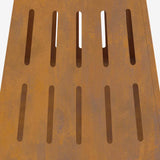 Focolare Marrone 50 x 50 x 70 cm acciaio corten