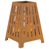 Focolare Marrone 50 x 50 x 70 cm acciaio corten