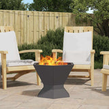 Focolare Nero 50 x 50 x 40 cm Acciaio laminato a freddo