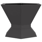 Focolare Nero 50 x 50 x 40 cm Acciaio laminato a freddo