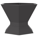 Focolare Nero 50 x 50 x 40 cm Acciaio laminato a freddo