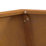 Focolare Marrone 50 x 50 x 40 cm acciaio corten