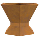 Focolare Marrone 50 x 50 x 40 cm acciaio corten