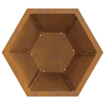 Focolare Marrone 50 x 50 x 40 cm acciaio corten