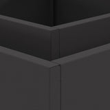 Focolare Nero 60 x 60 x 30 cm Acciaio laminato a freddo
