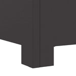 Focolare Nero 60 x 60 x 30 cm Acciaio laminato a freddo