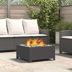 Focolare Nero 60 x 60 x 30 cm Acciaio laminato a freddo