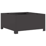 Focolare Nero 60 x 60 x 30 cm Acciaio laminato a freddo