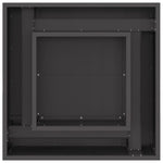 Focolare Nero 60 x 60 x 30 cm Acciaio laminato a freddo